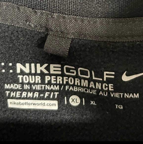 Nike Golf Tour Performance Therma Fit Men's 1/4 Zip Pullover - Picture 5 of 9